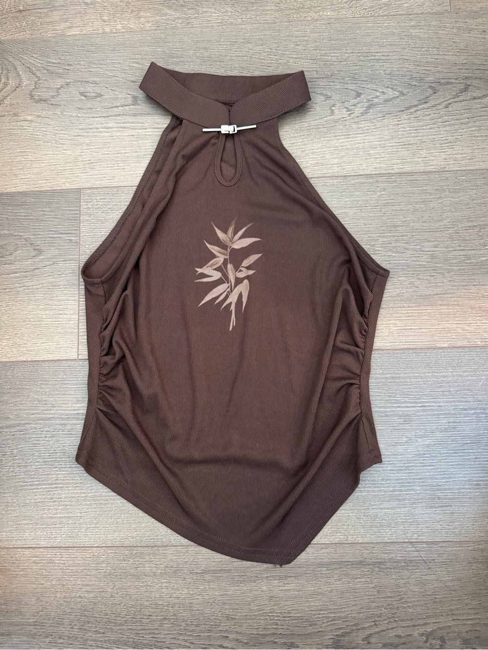 Asian Inspired Halter Top Size S